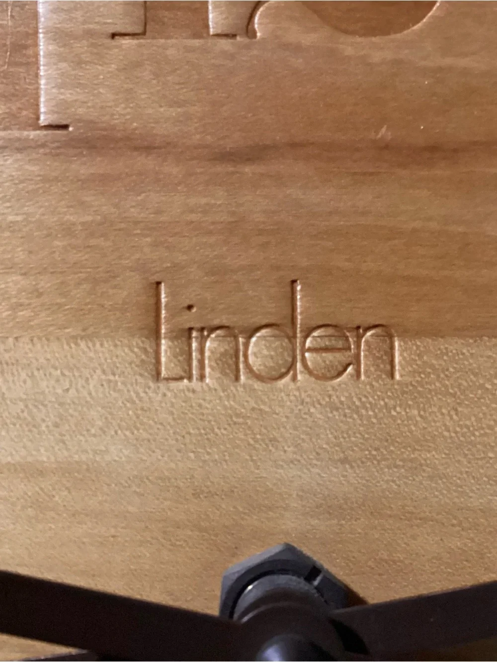 Vintage Linden Wood Wall Clock Carved Scandinavian Folk Decor Butcher Block